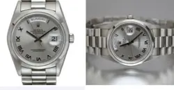 WATCH MEN ROLEX PLATINUM PRESIDENT