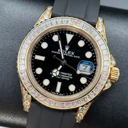 ROLEX YACHT-MASTER 42MM 226668TBR BAGUETTE BEZEL DIAMOND SET CASE/BUCKLE - 2024