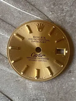 ROLEX DATEJUST GENUINE DIAL FOR LADIES 69173 69178 G 79173 G CARTIER DOUBLE NAM