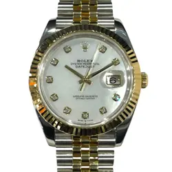 ROLEX DATEJUST 41 WHITE SHELL 126333 TO214755