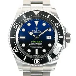 USED ROLEX DEEP SEA 126660 BLUE CASE: 44MM BAND: 19CM MEN'S WATCH #1012015