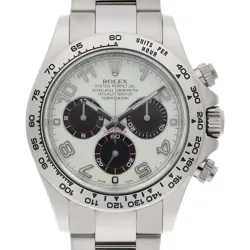 ROLEX COSMOGRAPH DAYTONA 116509 WHITE AND BLACK ARABIAN M NUMBER SECOND HAND...