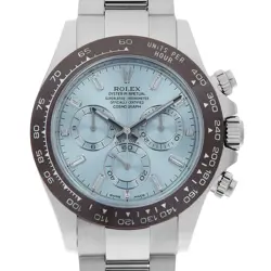 ROLEX COSMOGRAPH DAYTONA 8P BUCKET 3P SQUARE DIAMOND 116506A ICE BLUE RANDOM...