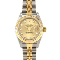 AUTHENTIC ROLEX DATEJUST 69173G SSXYG AUTOMATIC #U  #260-007-788-4732