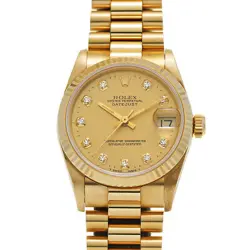 USED ROLEX DATEJUST 68278G CASE: 31×31MM BAND: 18CM UNISEX WATCH #101015
