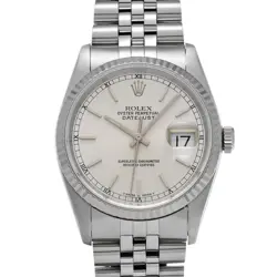 ROLEX DATEJUST 16234 SILVER WATCH 677474