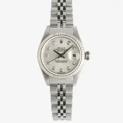 ROLEX DATEJUST 26 WOMEN'S STEEL WATCH 79174G ORIGINAL TENPOINT DIAMOND 2003