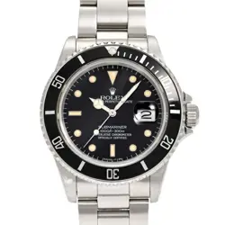 ROLEX 16800 BLACK MEN'S USED WATCH #71214