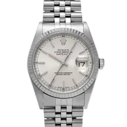 ROLEX DATEJUST 16234 IVORY CASE SIZE 36×36MM MEN'S USED WATCH #7910614