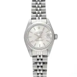 ROLEX DATEJUST 69174 SILVER CASE SIZE 26×26MM LADIES USED WATCH #764514