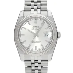 ROLEX DATEJUST 116234 SILVER CASE SIZE 36×36MM MEN'S USED WATCH #764014