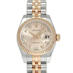 ROLEX 179171G PINK LADIES USED WATCH #711914