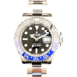 ROLEX GMT-MASTER 2 126710BLNR BLACK MEN'S USED WATCH #721914
