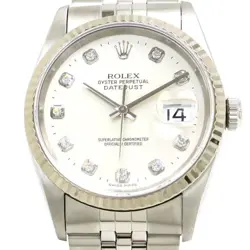 ROLEX DATEJUST 16234G CASE SIZE 36MM MEN'S USED WATCH #722114