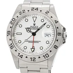 ROLEX EXPLORER II 16570 WHITE DIAL AUTOMATIC STAINLESS STEEL 40MM MEN'S WATCH