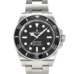 ROLEX 124060 BLACK MEN'S USED WATCH #72814