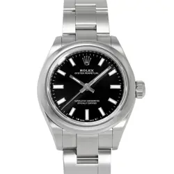 ROLEX 276200 BLACK LADIES USED WATCH #71714