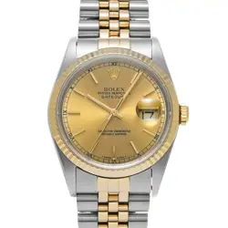 ROLEX DATEJUST 16233 CASE SIZE 36×36MM MEN'S USED WATCH #7814714
