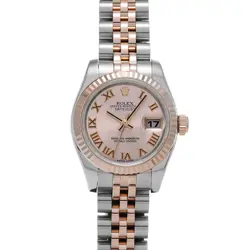 ROLEX DATEJUST 179171 PINK CASE SIZE 26×26MM LADIES USED WATCH #723814
