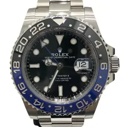 ROLEX GMT-MASTER 2 126710BLNR BLACK CASE SIZE 40MM MEN'S USED WATCH #711914
