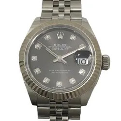 ROLEX DATEJUST 28 RANDOM SERIAL 279174G GRAY LADIES USED WATCH #72614