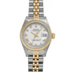 ROLEX DATEJUST 79173 WHITE WATCH 682130