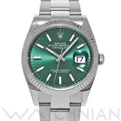 USED ROLEX DATEJUST 36 126234 GREEN CASE: 36×36MM MEN'S WATCH #1017015