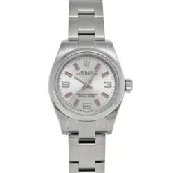 ROLEX OYSTER PERPETUAL 176200 SILVER WATCH 680859