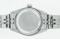 ROLEX LADIES DATEJUST STAINLESS STEEL QUICK-SET WATCH, BLUE DIAMOND DIAL 69174