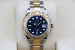 ROLEX 168623 BLUE YACHT MASTER  35MM 2014