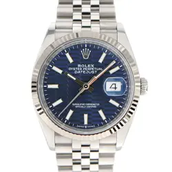 ROLEX DATEJUST 36 126234 BLUE CASE SIZE 36.0MM MEN'S USED WATCH #753314