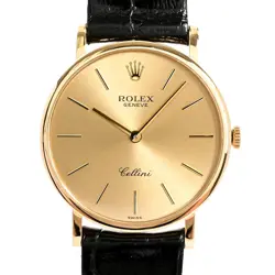 ROLEX CELLINI 5112/8 YELLOW CASE SIZE 32MM (ACTUAL SIZE) - USED WATCH #71114