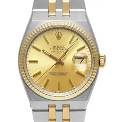 ROLEX OYSTER QUARTZ 17013 GOLD CASE SIZE 36MM X 36MM MEN'S USED WATCH #71014