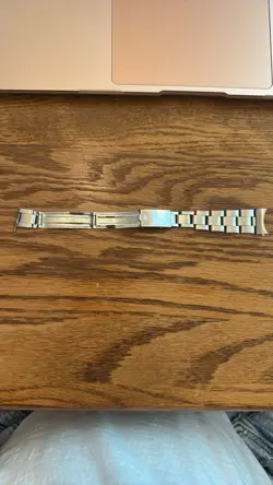 VINTAGE ROLEX DATE 1500 STEEL BAND PIECES