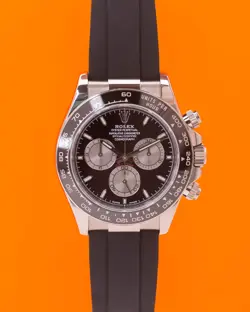 ROLEX COSMOGRAPH DAYTONA 40MM 126519LN-0004 BABY LEMANS WHITE GOLD ON OYSTERFLEX