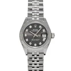 USED ROLEX LADY DATEJUST 28 279174G GRAY CASE: 28×28MM LADIES WATCH #105015