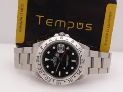 ROLEX EXPLORER II 16570 T SEL NO HOLES ITALIAN PAPERS YEAR 2005 AUTOMATIC WATCH