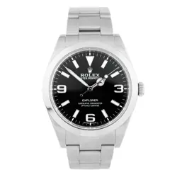 ROLEX EXPLORER STAINLESS STEEL BLACK DIAL 39MM 214270