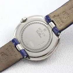 Rolex Lady Cellini Orchid 6201 MOP Diamond Dial Sapphire Bezel 18K Gold Serviced