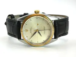 ROLEX 1008 ZYPHER OYSTER PERPETUAL 34MM TWO TONE OYSTER WATCH 1008 C.1963 #WI328