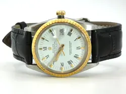 ROLEX 1985 15053 34MM STEEL 18K YELLOW GOLD OYSTER WATCH NEEDS SERVICE #WI346