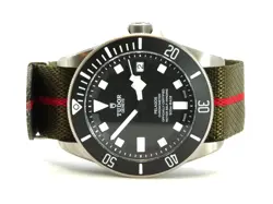 TUDOR ROLEX PELAGOS TITANIUM BLACK DIAL MENS DIVER WATCH 25600TN W/ BOX #WI396