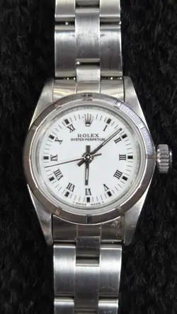 ROLEX OYSTER PERPETUAL 26MM WHITE DIAL