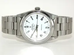 1995 ROLEX 14000 34MM AIR KING MENS STAINLESS STEEL WATCH ROMAN DIAL #WI305