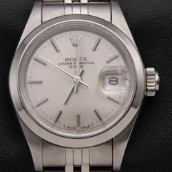 ROLEX DATEJUST 26MM 69160 SILVER INDEX DIAL JUBILEE WATCH