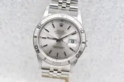 2004 Rolex Datejust Turn-O-Graph Thunderbird 36mm 18K WG Bezel 16264 with Papers