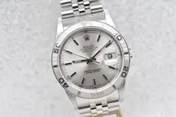 2004 Rolex Datejust Turn-O-Graph Thunderbird 36mm 18K WG Bezel 16264 with Papers