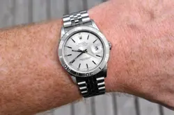 2004 Rolex Datejust Turn-O-Graph Thunderbird 36mm 18K WG Bezel 16264 with Papers