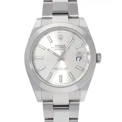 ROLEX DATEJUST 41 126300 SILVER WATCH 678429