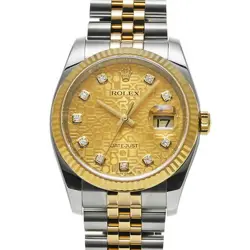 USED ROLEX DATEJUST 116233G CASE: 36×36MM BAND: 19CM MEN'S WATCH #102015